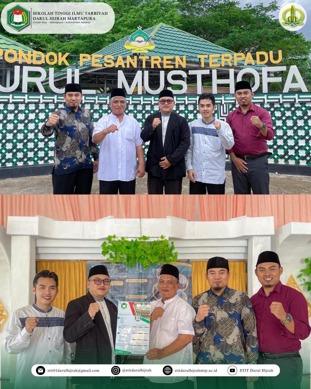 SILATURAHMI & SOSIALISASI SEKOLAH TINGGI ILMU TARBIYAH DARUL HIJRAH MARTAPURA DI PONDOK PESANTREN NURUL MUSTHOFA MABUUN