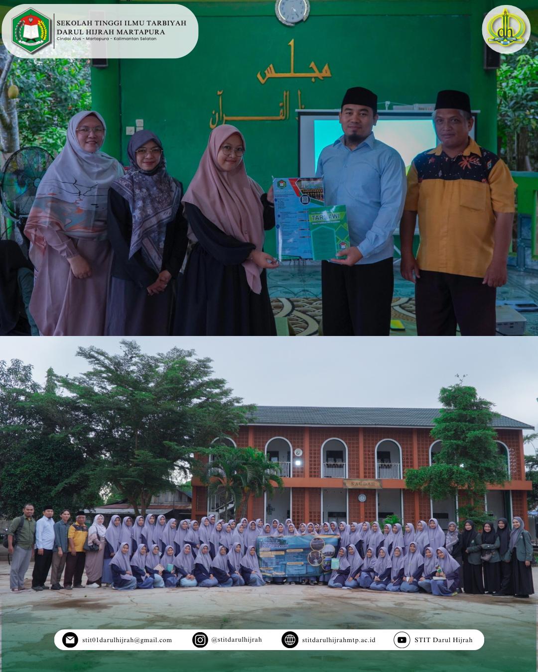 Silaturahmi & Sosialisasi Sekolah Tinggi Darul Hijrah Martapura di Pondok Pesantren An-Najah Putri Cindai Alus