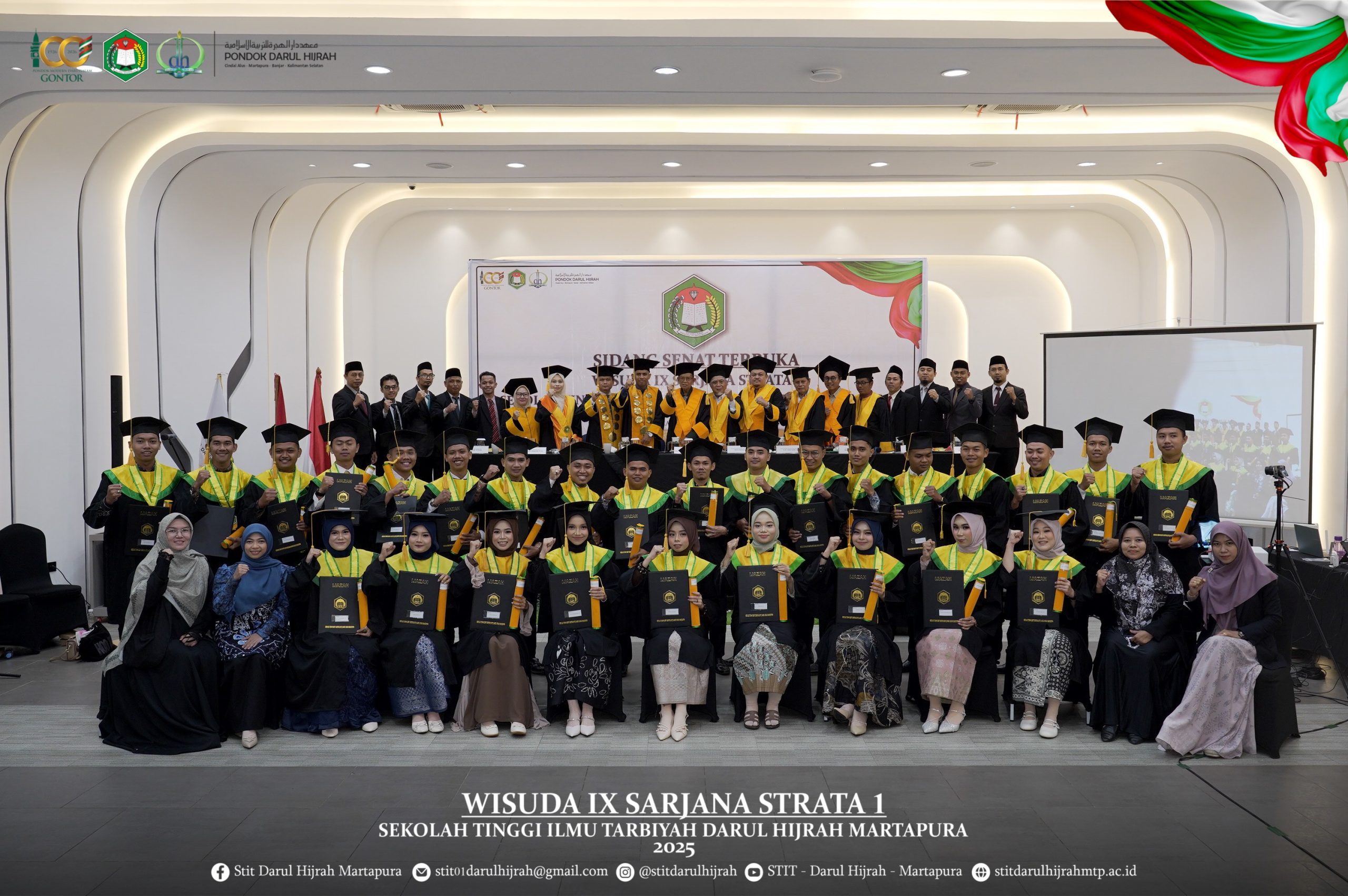 Wisuda Sarjana – Wisuda Sarjana IX STIT Darul Hijrah Martapura – Wisuda Sarjana Perguruan Tinggi Pondok Darul Hijrah Cindai Alus
