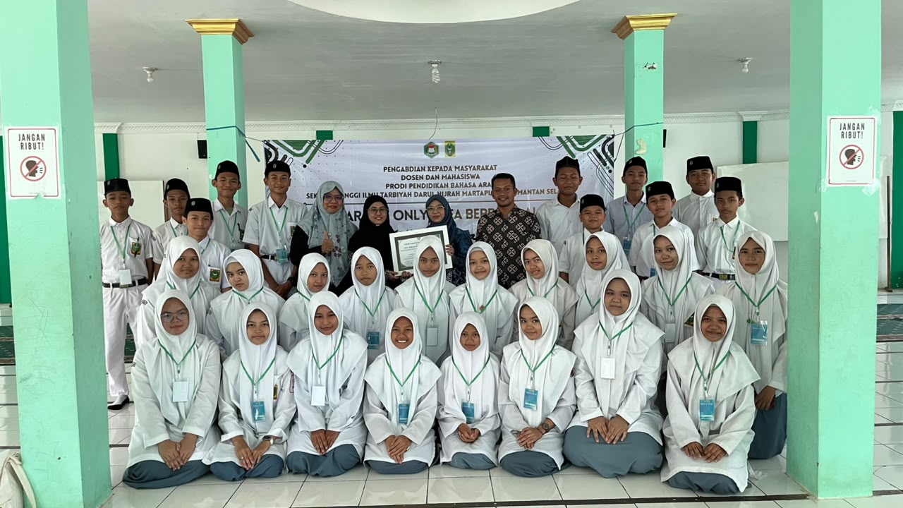 Dari Layar AI ke Lisan Arab: Hidupkan Keberanian Berbahasa di MTs Hidayatullah